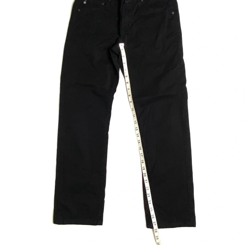 AG Adriano Goldschmied The Matchbox Slim Straight Black Jean Size 29